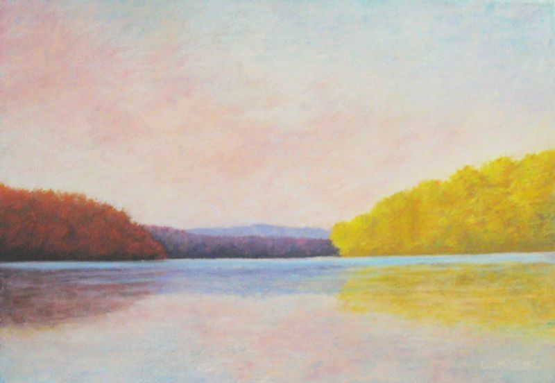 Pink Sky Over University Lake