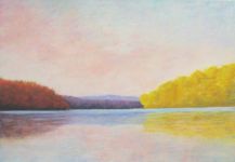 Pink Sky Over University Lake