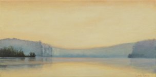 Yellow Sky Over University Lake